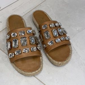 Browns Couture Rhinestone Sandals